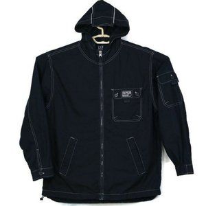 Gap Kids Girls‎ Boys Jacket Coat Wind Breaker Blue Zip Up Hooded XXL 2XL